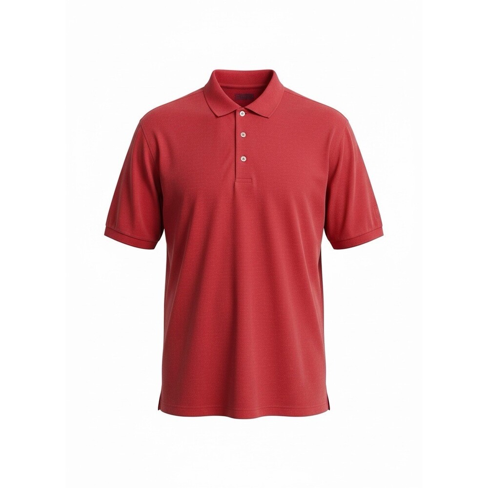 PGA Tour Official Licensed Airflux Polo Golf Shirt Men Sz XL Red Short Sleeve - Picture 1 of 5
